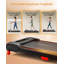 Tapis roulant à vitesse ajustable avec DEL pour la forme physique du foyer de voyage à la maison: personnaliser l'exercice