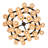 Cretella 34 - Light Steel Dimmable Tiered Chandelier