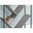 5-Tier Etagere Bookshelf with V-Shaped Slanted Shelves, Metal Frame-1928846905