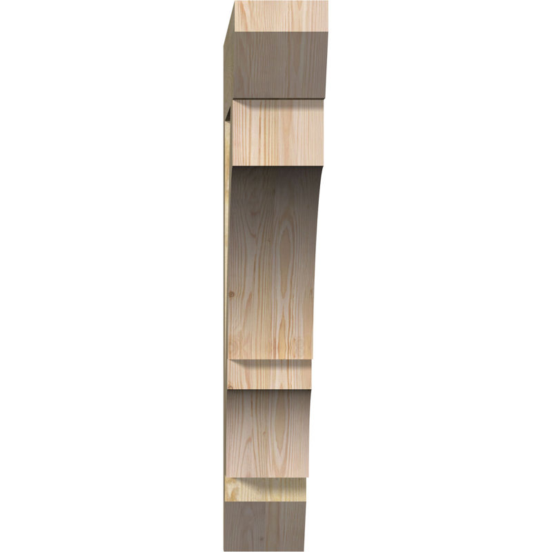 H 6 l x P, Sapin Douglas scié brut, L 6 po x P 38 po x H 38 po