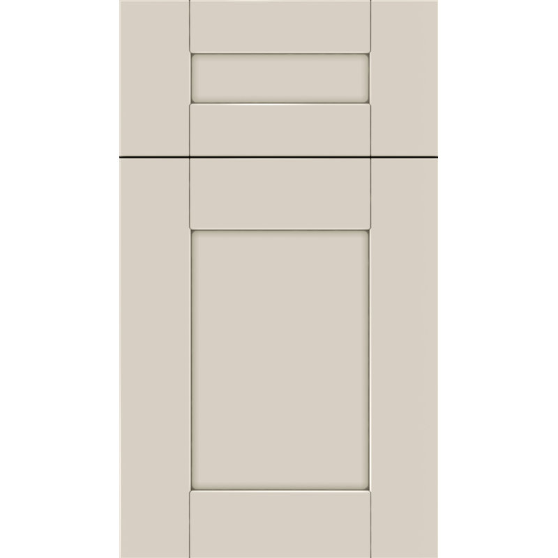 Dwelling Full Access Crescent Door Sample, Cirrus w/ Pewter Glaze, Maple