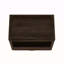 Table de chevet brune