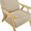 1Pc Upholstered Accent Chair, Comfy Chair-1846554012