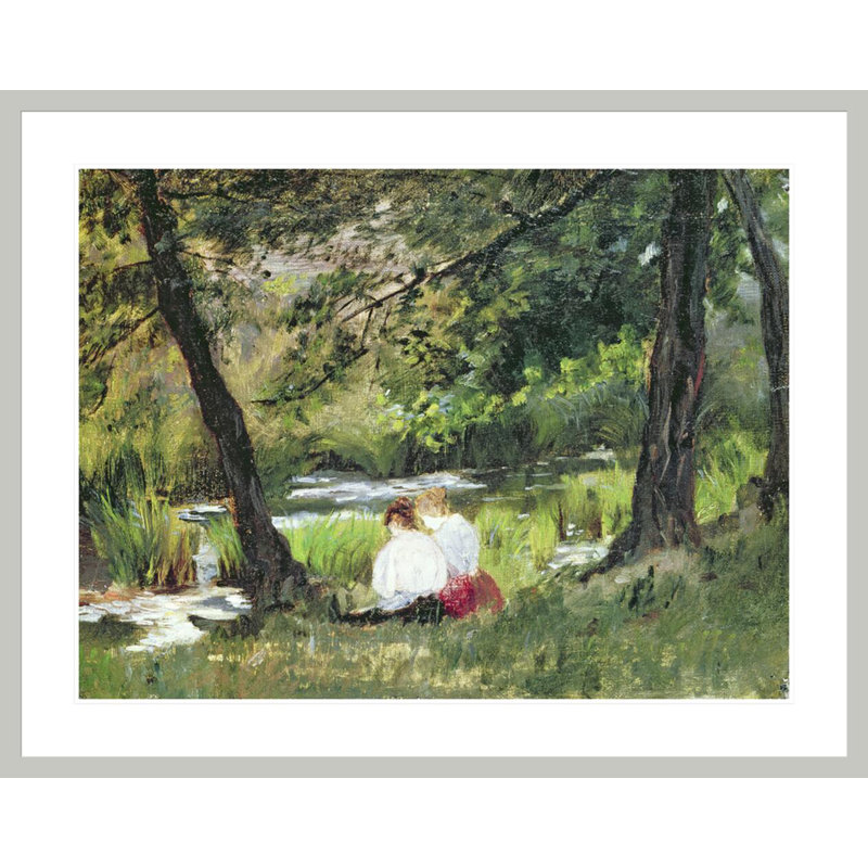Deux femmes assises par Mary Cassatt, H 32,89 po x l 41,5 po