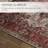 Beesley Machine Washable Handmade Rust/Beige Rug-1748939092