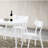 Roma Contemporary White Round Dining Table