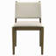 Chaise d'appoint rembourrée (ensemble de 2)
