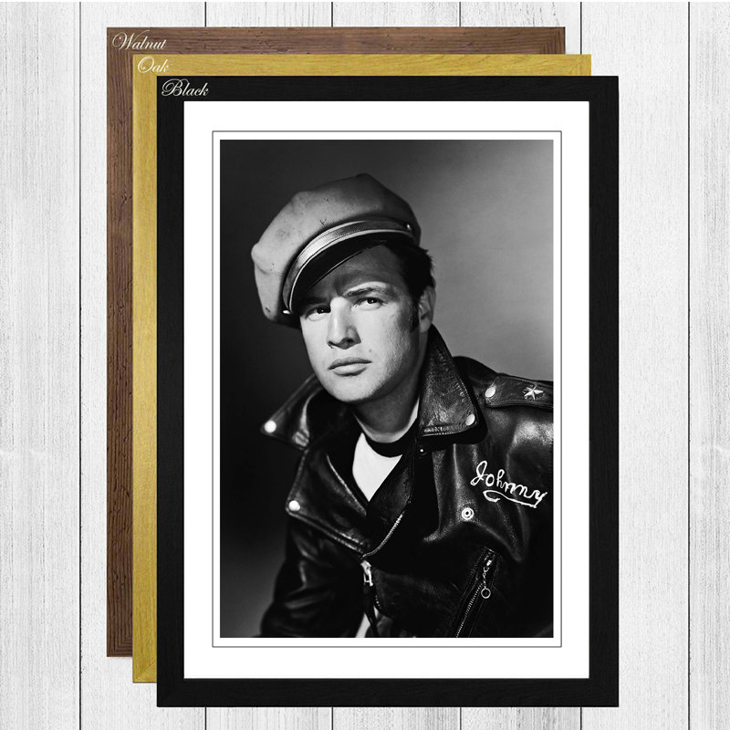 Single Picture Frame Print, Oak