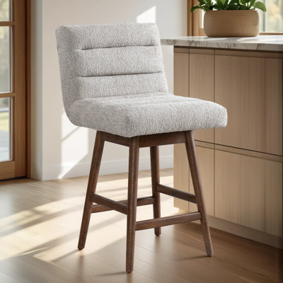 Tabouret de bar rotatif à hauteur de comptoir ou de bar Waterhouse