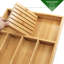 Bamboo Silverware Drawer Organizer, 5 Slots-558185325