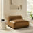 Auren Upholstered Vegan Leather Modular Armless Chair-107144082