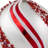4'' Striped Glass Ball Ornament
