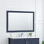 Bernharda l 46 po x H 32 po Miroir de salle de bain rectangulaire à fixation murale moderne et contemporain bleu marine-1211265037-1211265043
