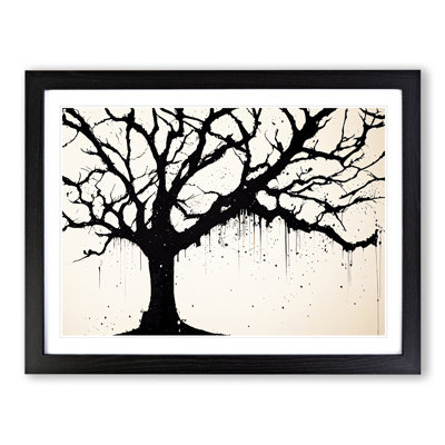 Ethereal Tree Abstract - Single Picture Frame Painting