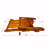 Indoor Or Outdoor Adirondack Chair, Foldable Oak