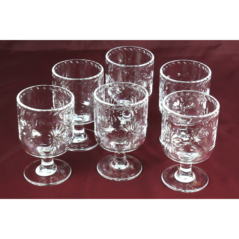 Delanna 384.46ml Acrylic Goblet Set, Clear