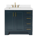 37 IN.  Single Bathroom Vanity