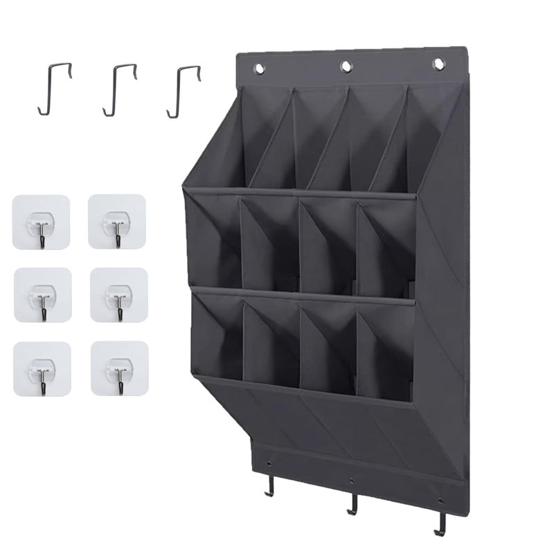 6 Pair Overdoor Shoe Organiser