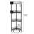 Corner Shower Caddy With Toothbrush Shelves 4 Tier Standing Rustproof