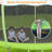 Babevy Round Backyard Trampoline with Safety Enclosure