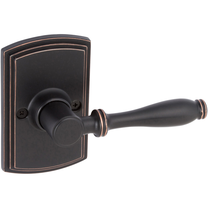 Sorado Rectangle Single Dummy Door Lever, Oil Rubbed Bronze