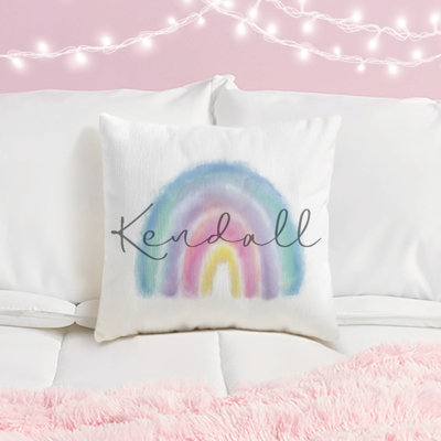 Cotton Blend Throw Pillow