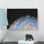 Lights Of The Ferris Wheel In Abstract - Wrapped Canvas-55312501