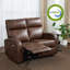 2 Seater Faux Leather Electric Loveseat-641778387