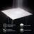 Genesis 2ft x 2ft White Drifts Ceiling Tiles - Easy Drop-in Installation – Waterproof, Washable and Fire-rated - High-Grade PVC to Prevent Breakage - Package of 12 Tiles-55574377