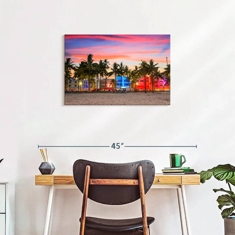 Harpa Miami Beach USA, 20" H x 30" W