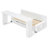 Multifunctional Daybed with Removable Desk, Storage Drawers & Hydraulic Side Table, Space-Saving Sofa Bed Frame-591534403-591534405