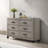 Major Dresser with 6 Drawers & Rubberwood Legs