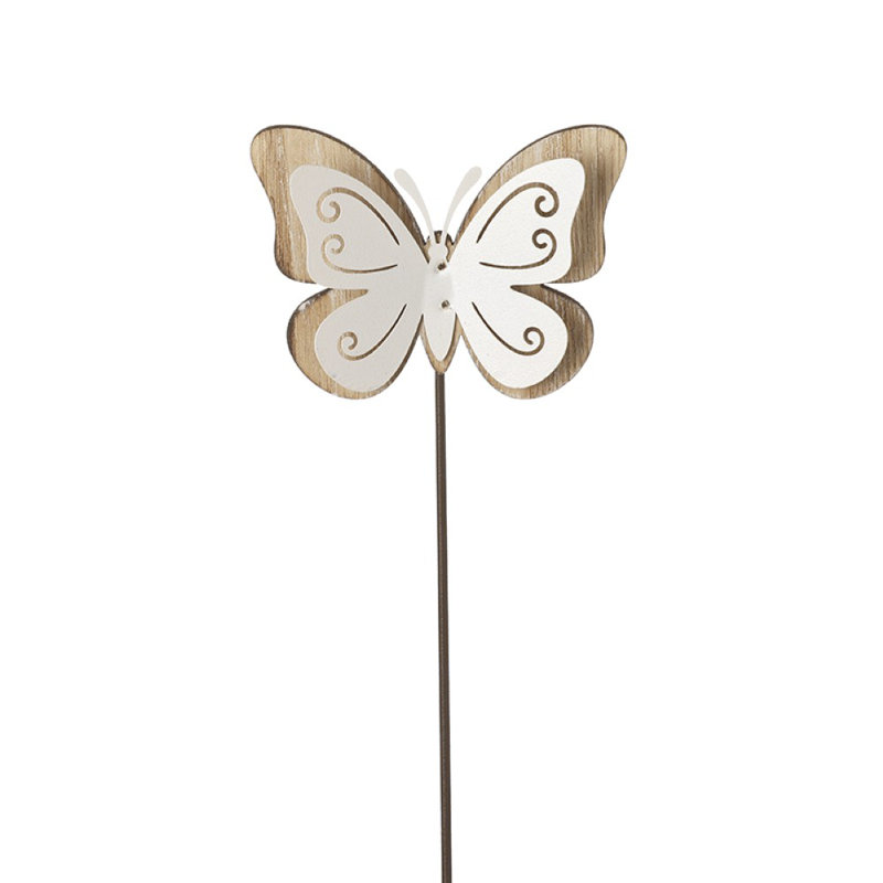 Metal, Wood Garden Stake
