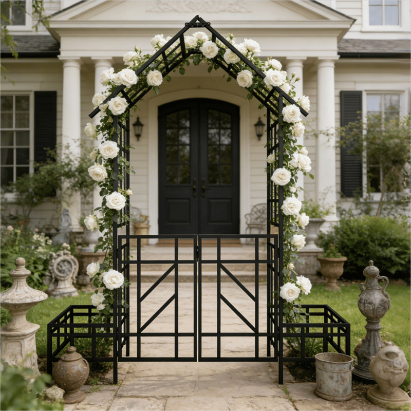 97.17 Ft. H x 80.71 Ft. W Galvanized Steel Gate with