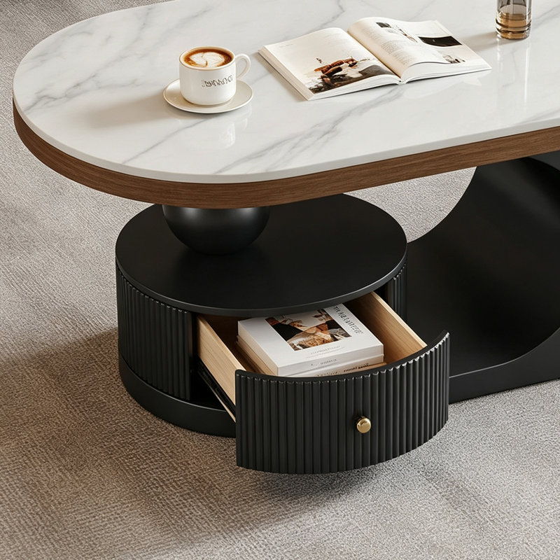 Dilorenzo, Gris clair / noir, Marbre