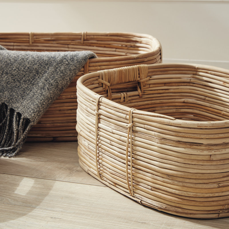 Cane Rattan Basket
