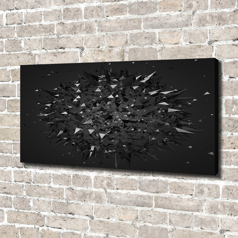 3D Abstraction - Wrapped Canvas Print, Canvas, 70cm H x 140cm W
