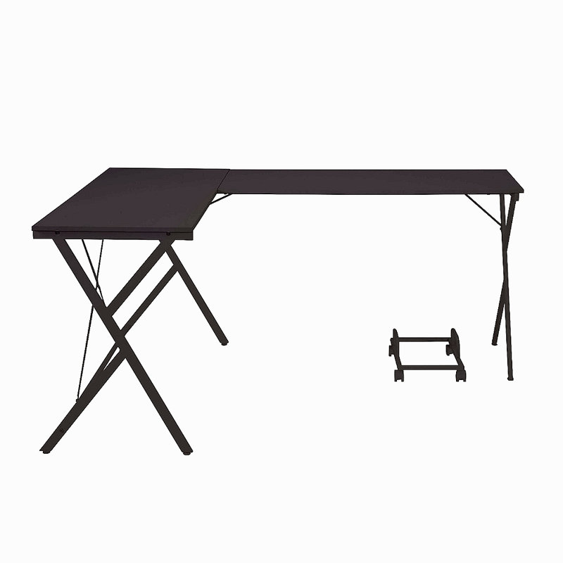 L-Shape Computer Desk With Computer Holder