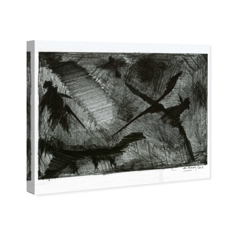 Shadows Painting Print on Wrapped Canvas, 20" H x 24" W
