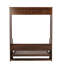 Grand lit escamotable en bois, lit escamotable mural peu encombrant, armoire murale, avec vérins à gaz, noyer-824084739