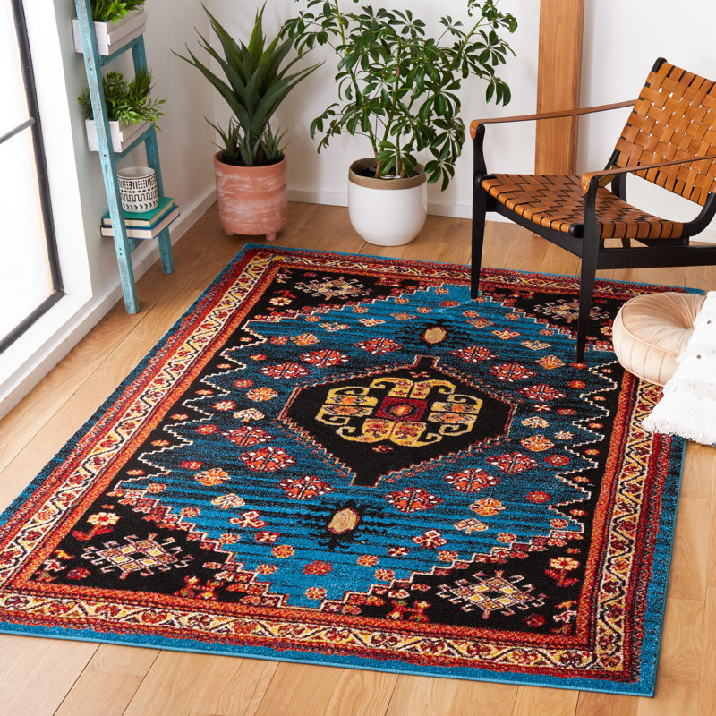 Vintage Hamadan Performance Oriental Rug, Rectangle 8' x 10'