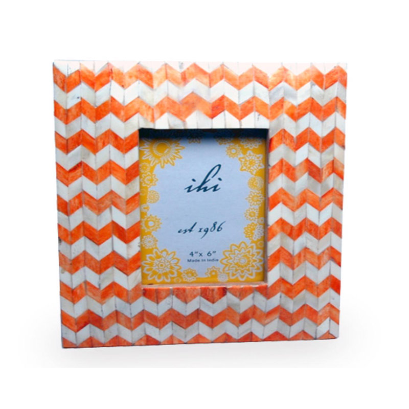 Khari Zig Zag Bone Picture Frame