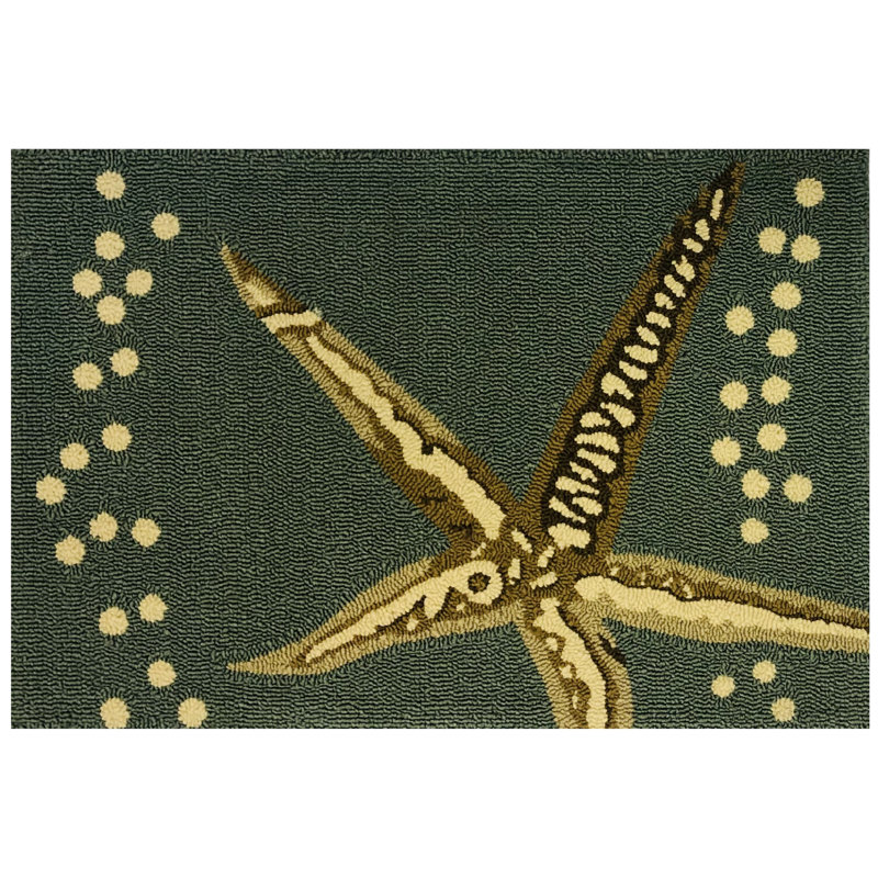 Clairview Looped / Hooked Indoor / Outdoor Rug, Rectangle 2'6" x 4'