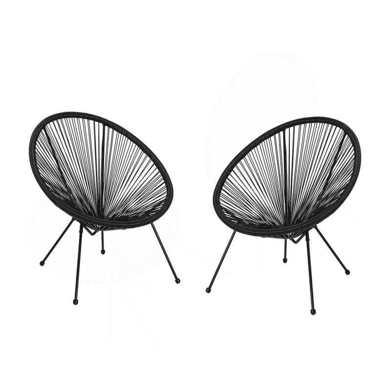 Chaise Anson (ensemble de 2) - Noir