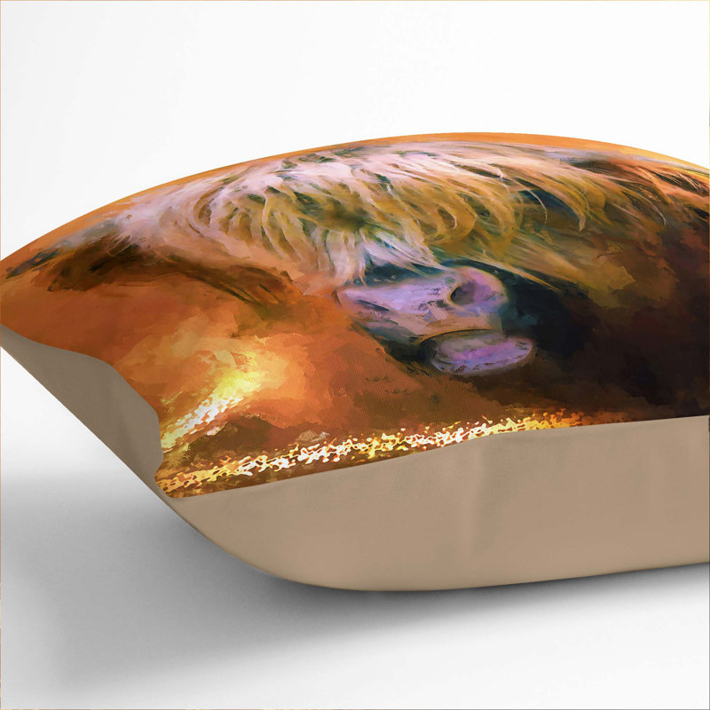 Square Throw Cushion, Stone, 40cm H x 40cm W x 15cm D