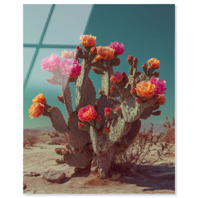 «Desert Bloom», impression côtière rétro par Notoriart, prêt à accrocher, 16 x 20