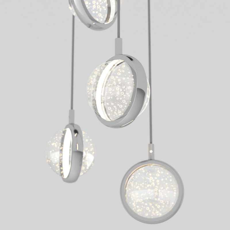 Luminaire suspendu à 4 lumières DEL Bertie