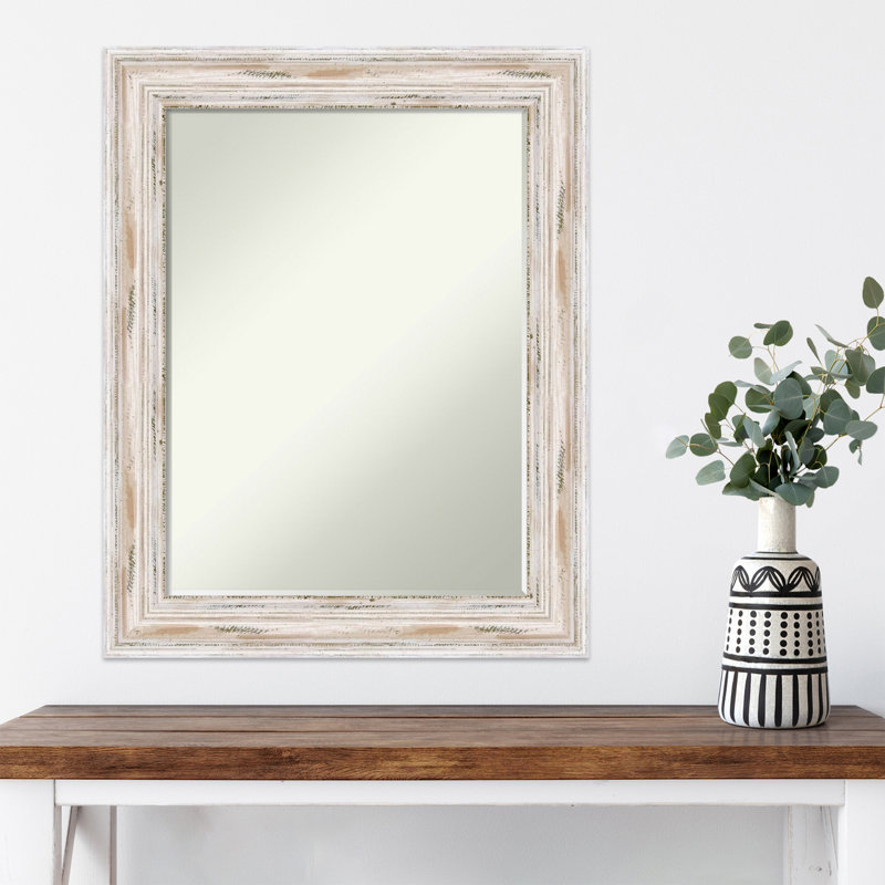 Miroir mural Damarquez Alexandria, 29 po x 23 po, Blanc