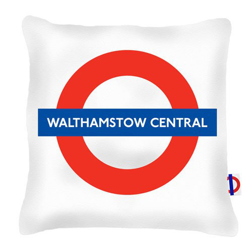 Walthamstow Central Tube Station London Transport Cushion