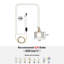 Luminaire suspendu en laiton 1 lumière